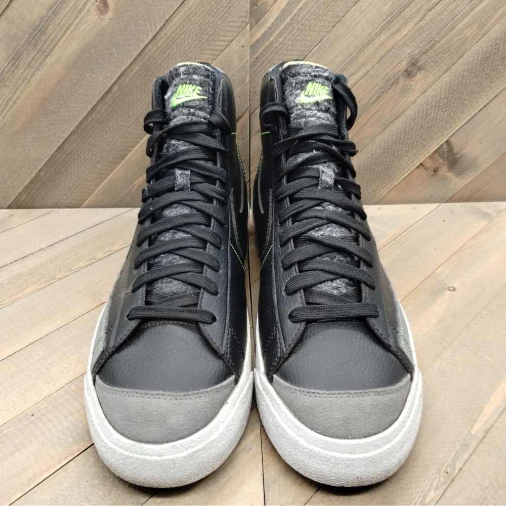 Nike Blazer Mid 77 Vintage Recycled Wool Pack Mens Size 12 Black Grey Sneakers - Picture 5 of 9